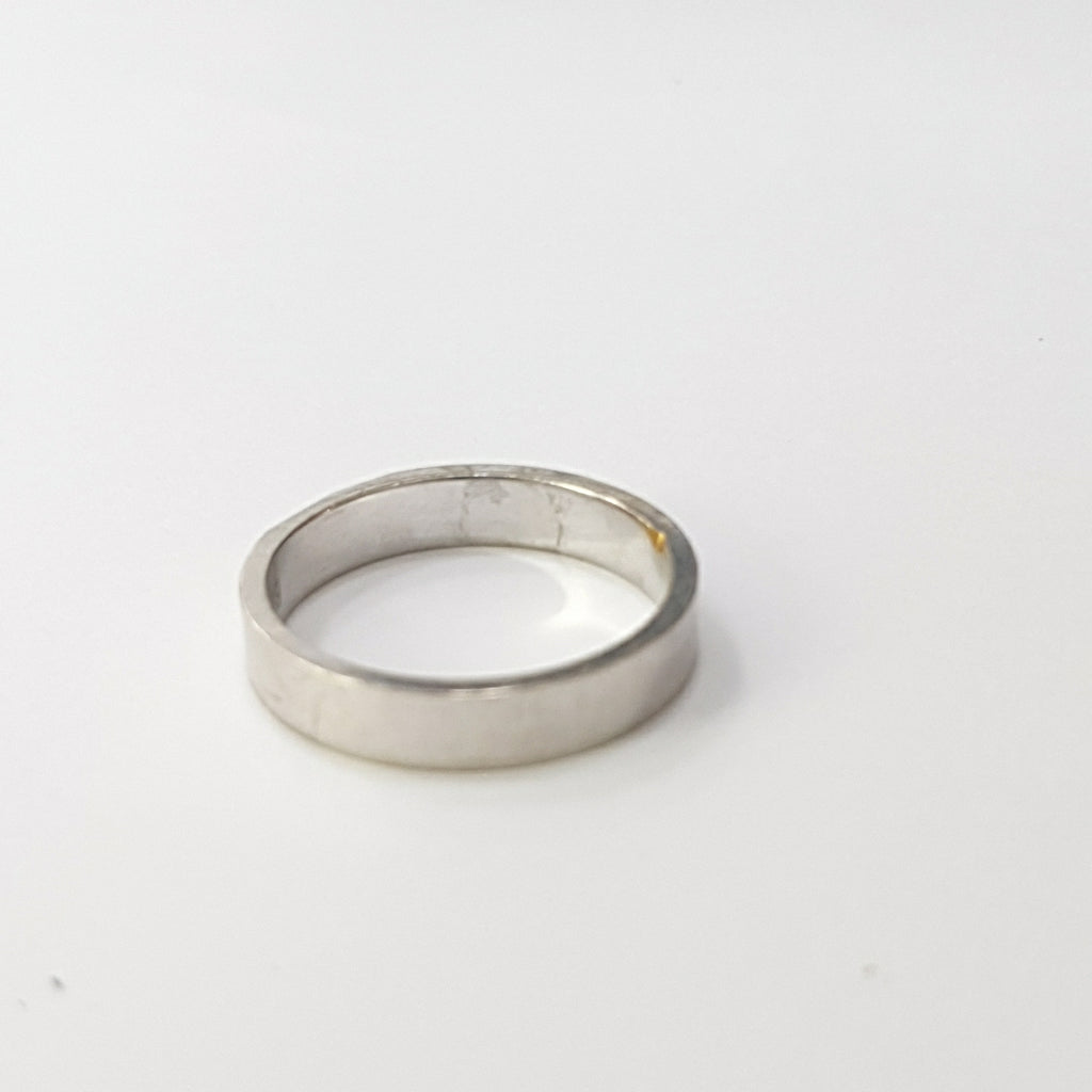 ARGOLLA ORO, ORO BLANCO 14 K 2.9 GRMS (SEMINUEVO)