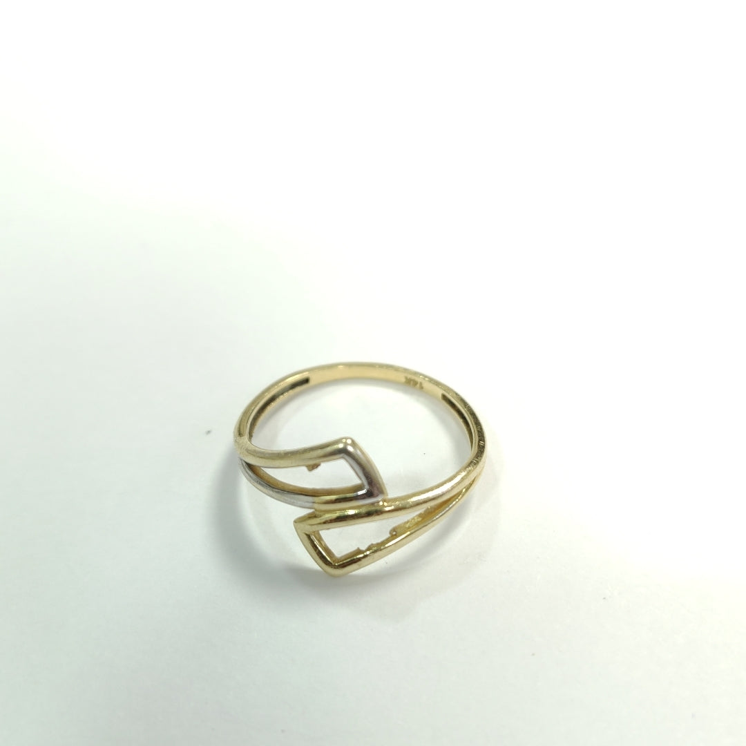 ANILLITO ORO, ORO COMBINADO 14 K 1.5 GRMS (SEMINUEVO)