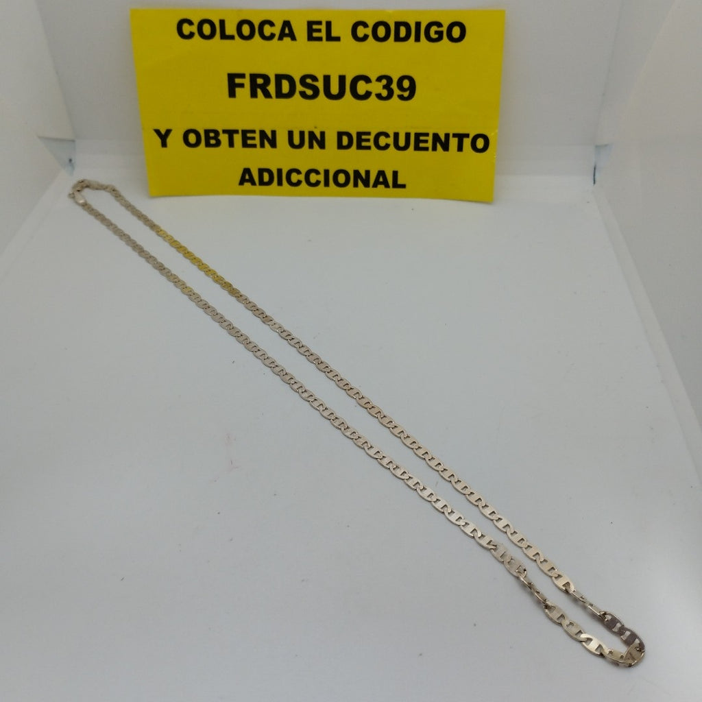 CADENA TEJIDO GUCHI PLATA .925 55 CM 8.6 GR (NUEVO)