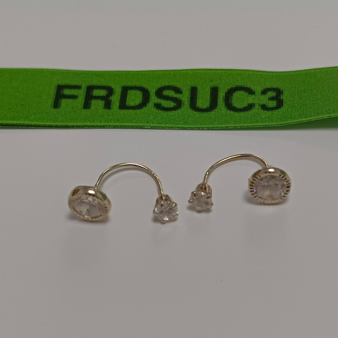 ARETES PAR ORO 10 K 0.7 GRMS (SEMINUEVO)