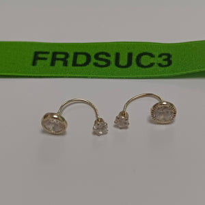 ARETES PAR ORO 10 K 0.7 GRMS (SEMINUEVO)