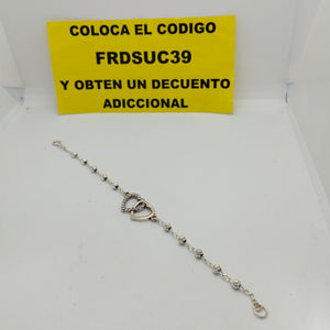 PULSERA TEJIDO TEJIDO ESPECIAL PLATA .925 18 CM 4 GR (NUEVO)