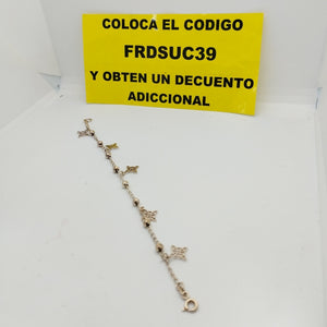 PULSERA TEJIDO ESPECIAL PLATA .925 18 CM 3.1 GR (NUEVO)