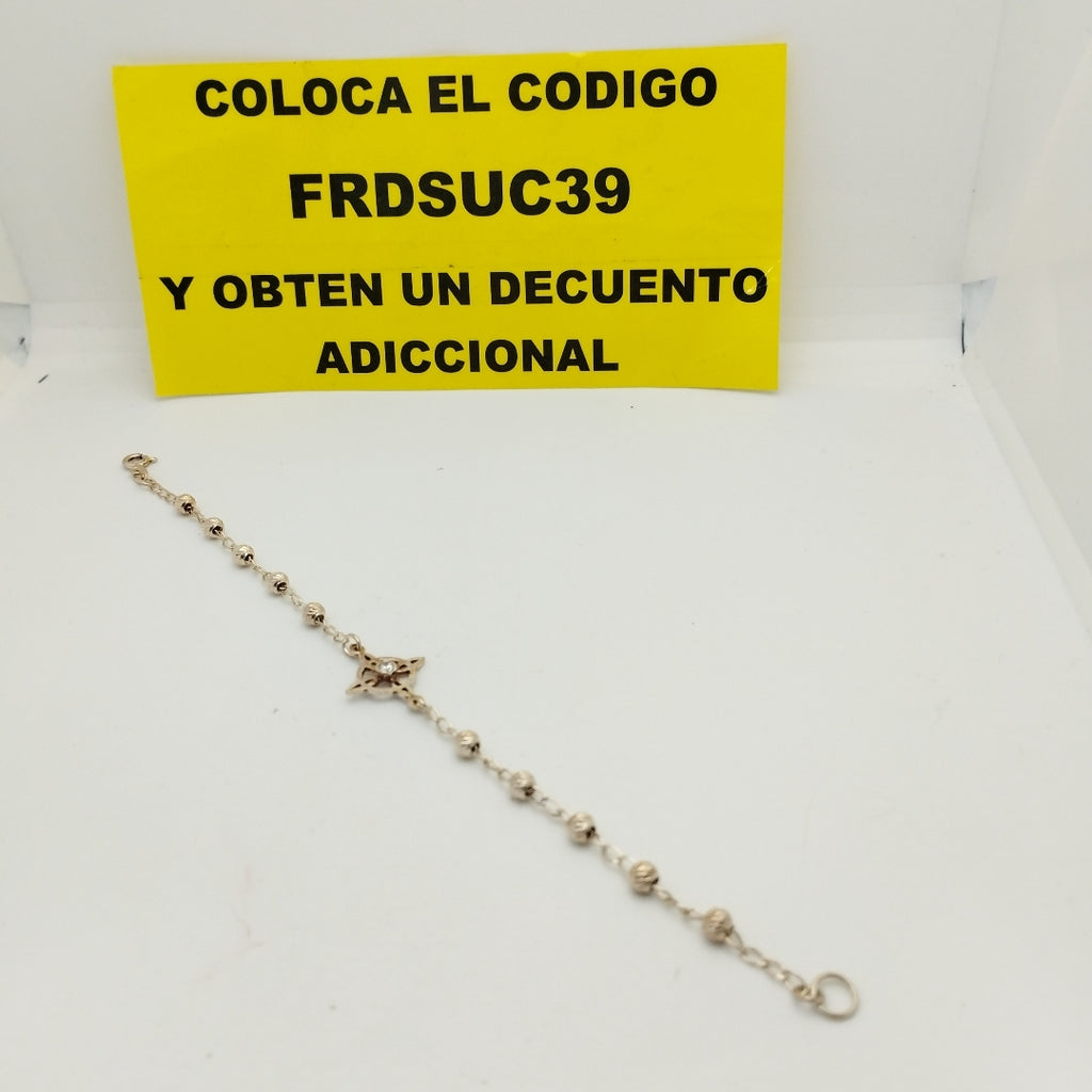 PULSERA TEJIDO ESPECIAL PLATA .925 18 CM 2.8 GR (NUEVO)