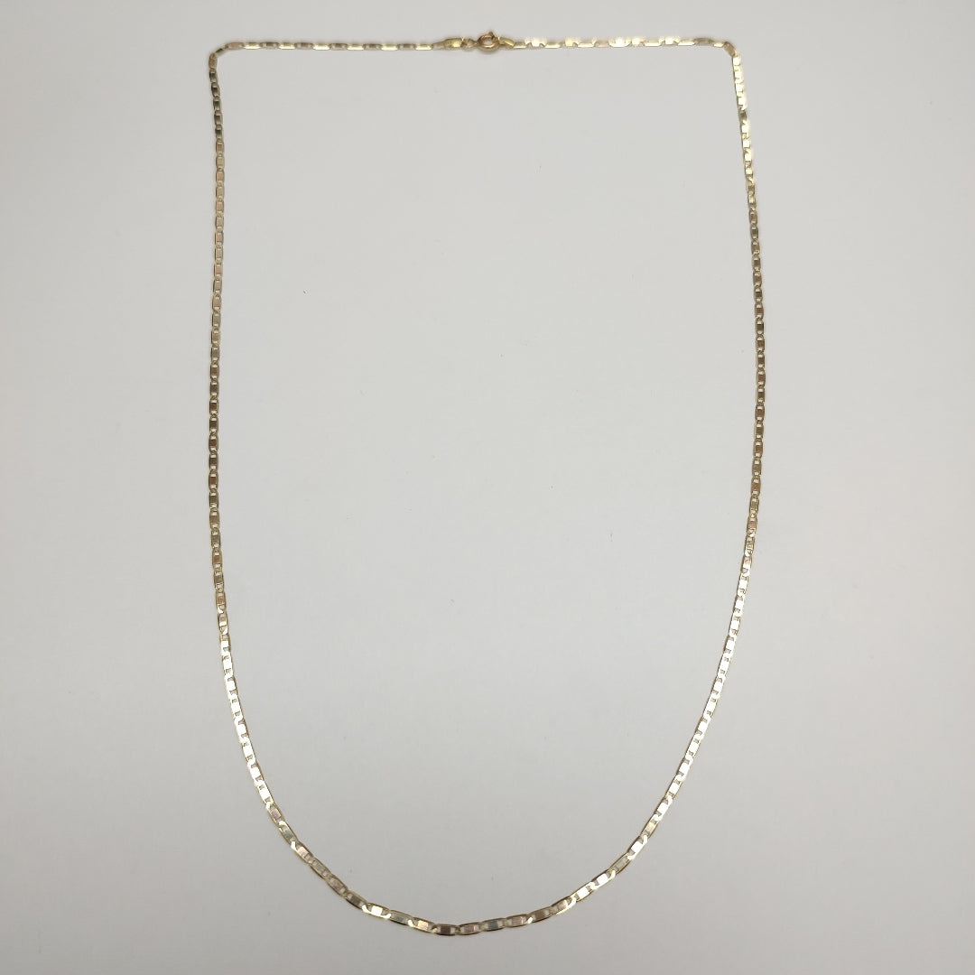 CADENA ORO, ORO COMBINADO 14 K 2.2 GRMS (SEMINUEVO)