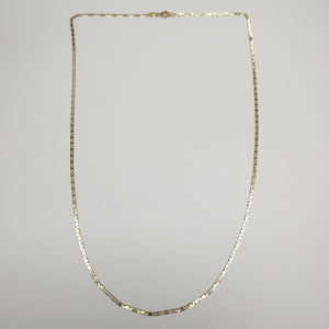 CADENA ORO, ORO COMBINADO 14 K 2.2 GRMS (SEMINUEVO)