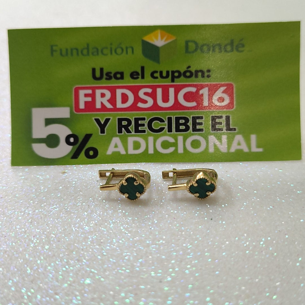 BROQUELES ORO 14K 2.3 (NUEVO)