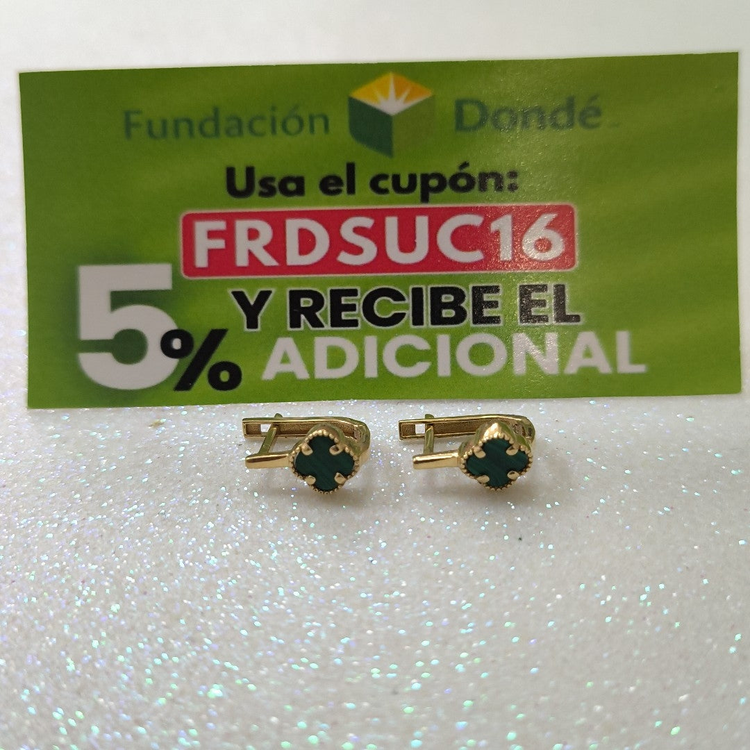 BROQUELES ORO 14K 2.3 (NUEVO)