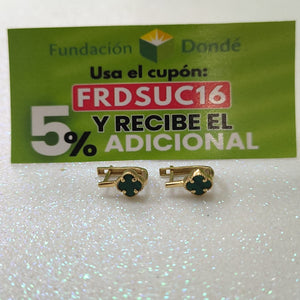 BROQUELES ORO 14K 2.3 (NUEVO)