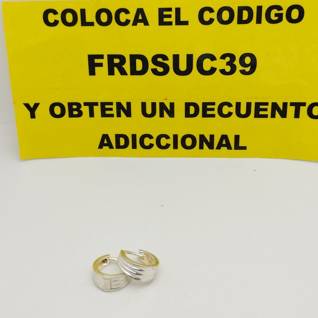 ARRACADAS PLATA .925 2.9 GR (NUEVO)