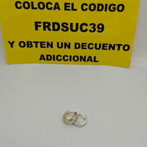 ARRACADAS C/CIRCONIAS PLATA .925 2.5 GR (NUEVO)