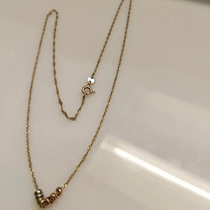 GARGANTILLA ORO COMBINADO 10 K 1,30 GRMS (SEMINUEVO)