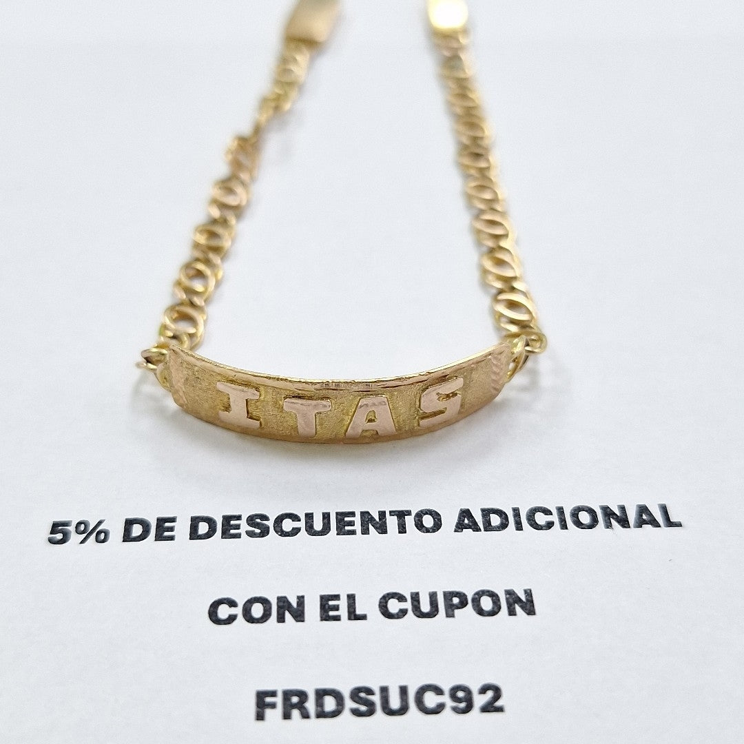 ESCLAVA ORO 10 K 4.9 GRMS (SEMINUEVO)