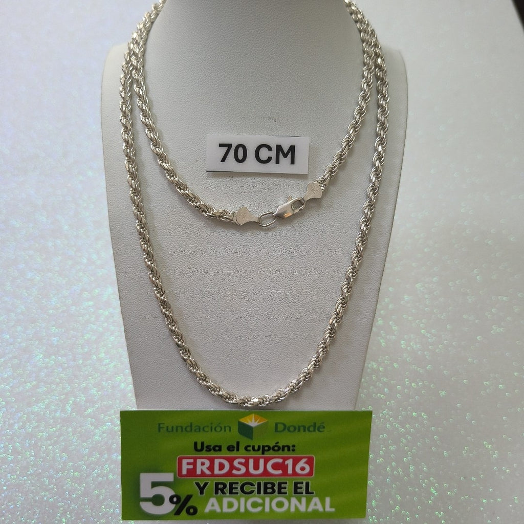 CADENA PLATA 33.9 GRMS (SEMINUEVO)