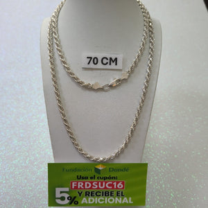 CADENA PLATA 33.9 GRMS (SEMINUEVO)