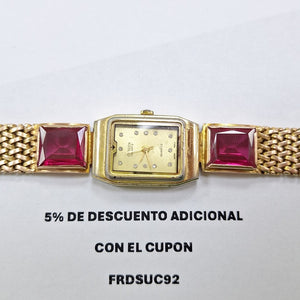 RELOJ CAJA ACERO PULSO ORO ORO 10 K 35,60 GRMS (SEMINUEVO)
