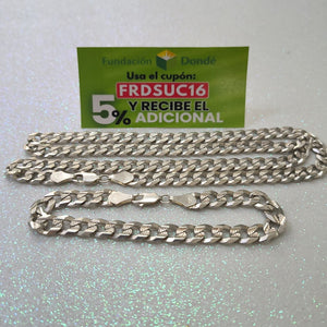CADENA, PULSERA PLATA 56 GRMS (SEMINUEVO)