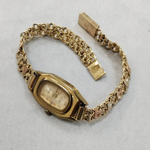 RELOJ CAJA ACERO PULSO ORO ORO 10 K 15,40 GRMS (SEMINUEVO)