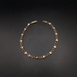 PULSERA ORO, ORO COMBINADO 10 K 4.4 GRMS (SEMINUEVO)