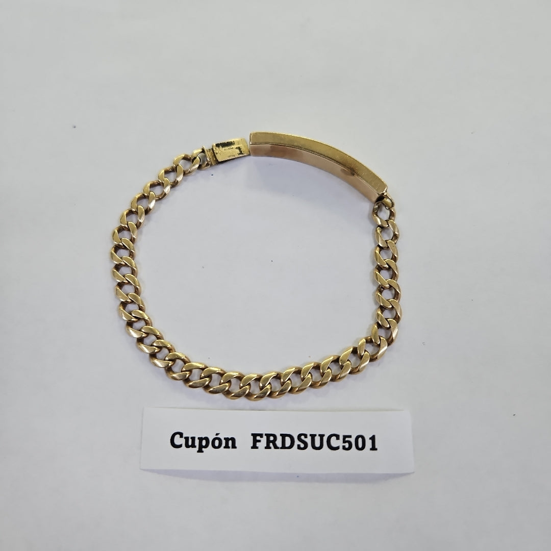ESCLAVA, PULSERA ORO 14 K 14 GRMS (SEMINUEVO)
