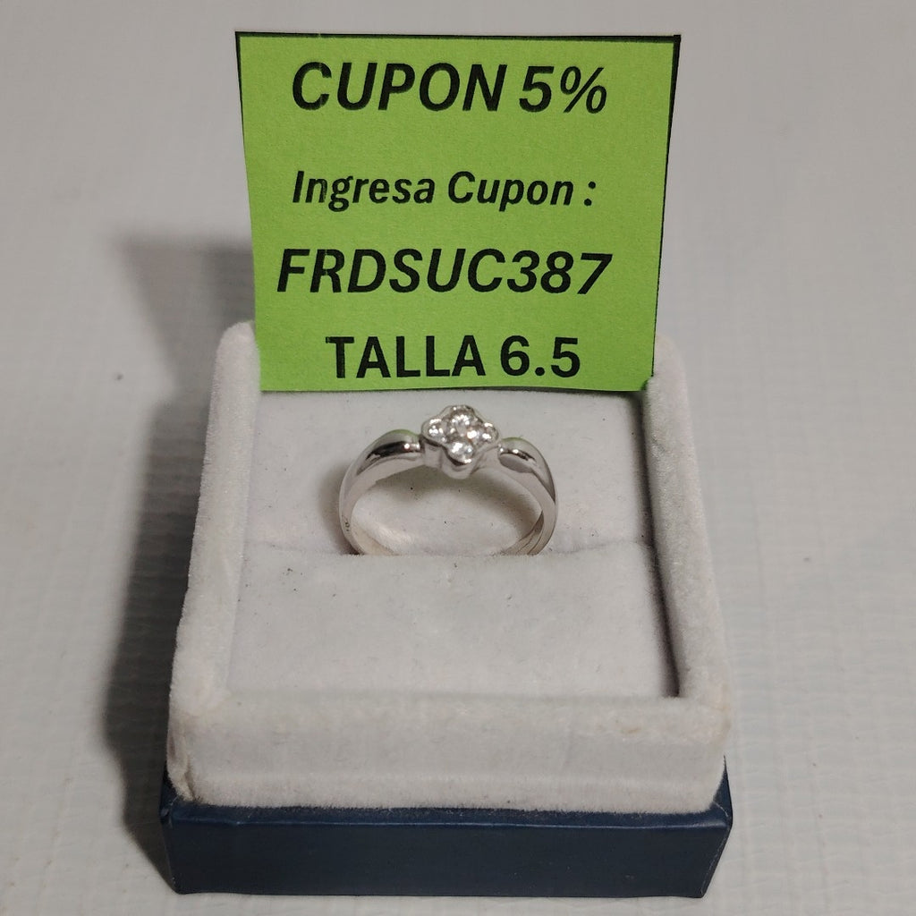 ANILLITO ORO BLANCO 10 K 3,00 GRMS (SEMINUEVO)