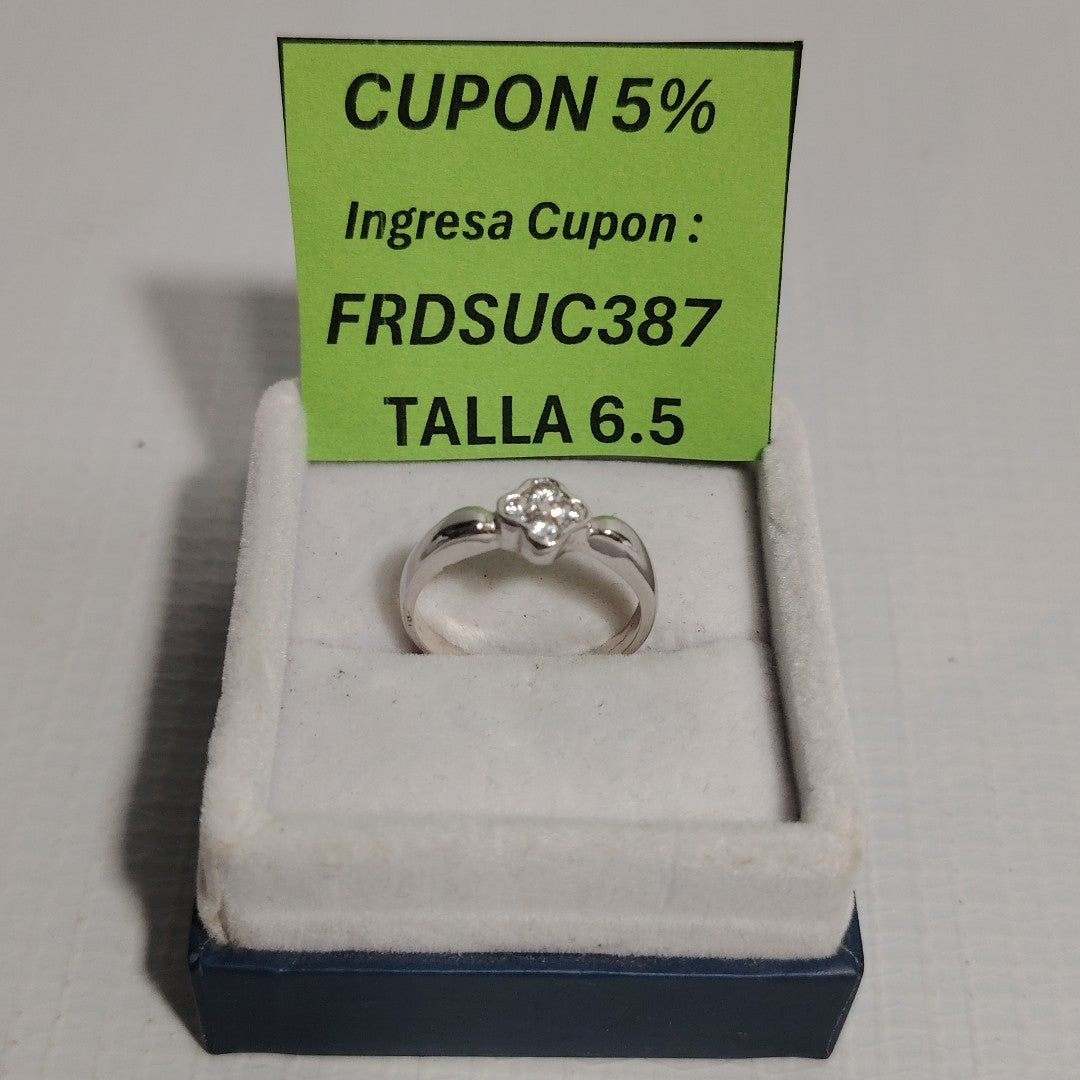 ANILLITO ORO BLANCO 10 K 3,00 GRMS (SEMINUEVO)