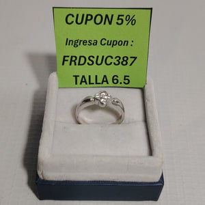 ANILLITO ORO BLANCO 10 K 3,00 GRMS (SEMINUEVO)