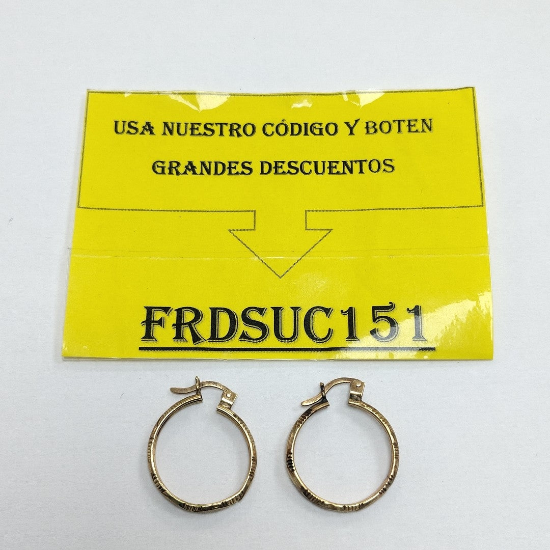 ARRACADAS PAR ORO 8 K 2,90 GRMS (SEMINUEVO)