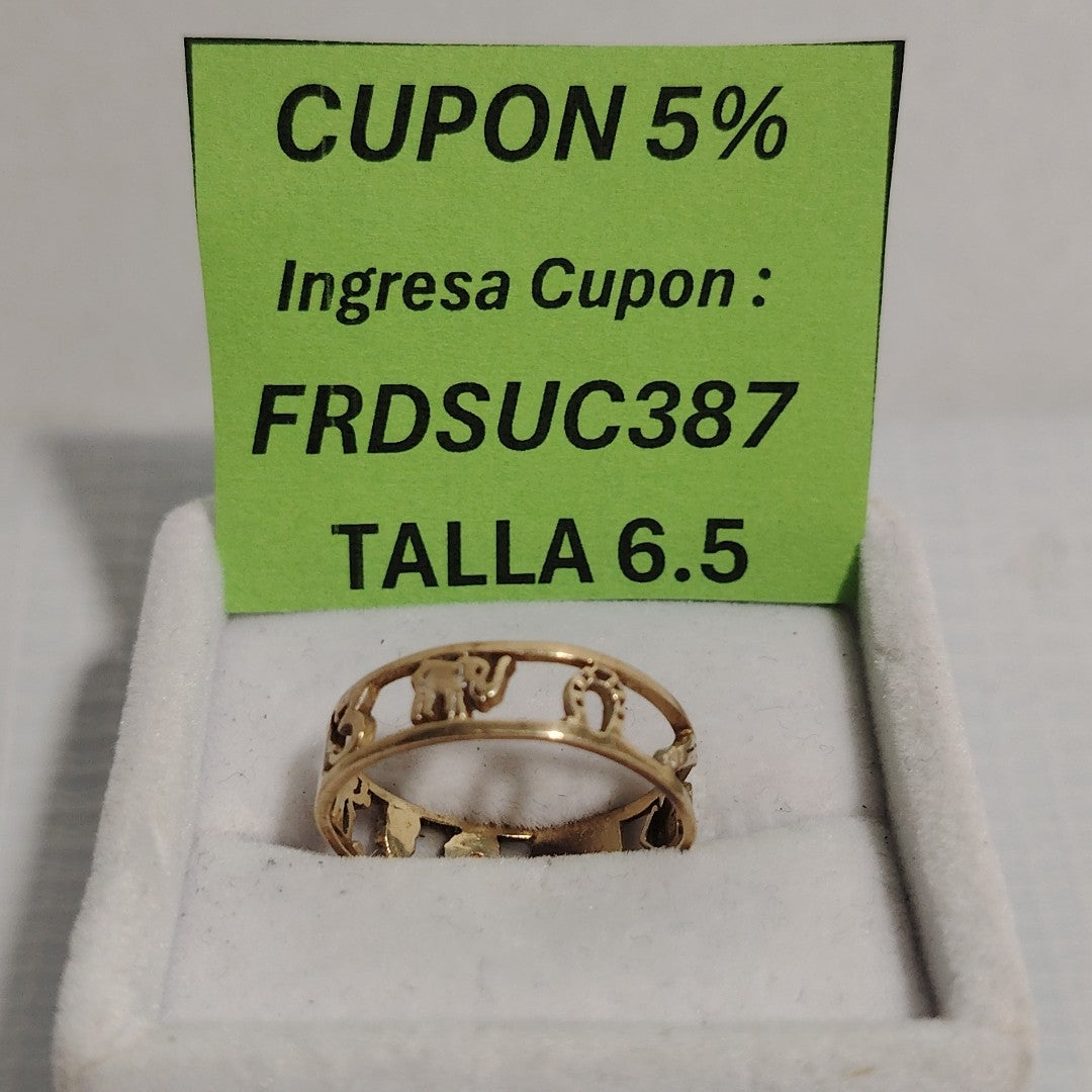 ARGOLLA DE LA SUERTE ORO 14 K 1,90 GRMS (SEMINUEVO)