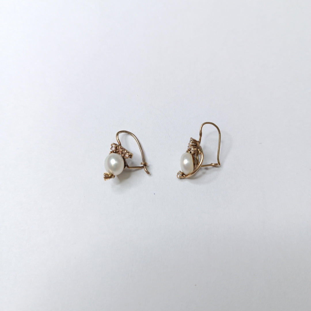 ARETES PAR ORO 8 K 1,70 GRMS (SEMINUEVO)