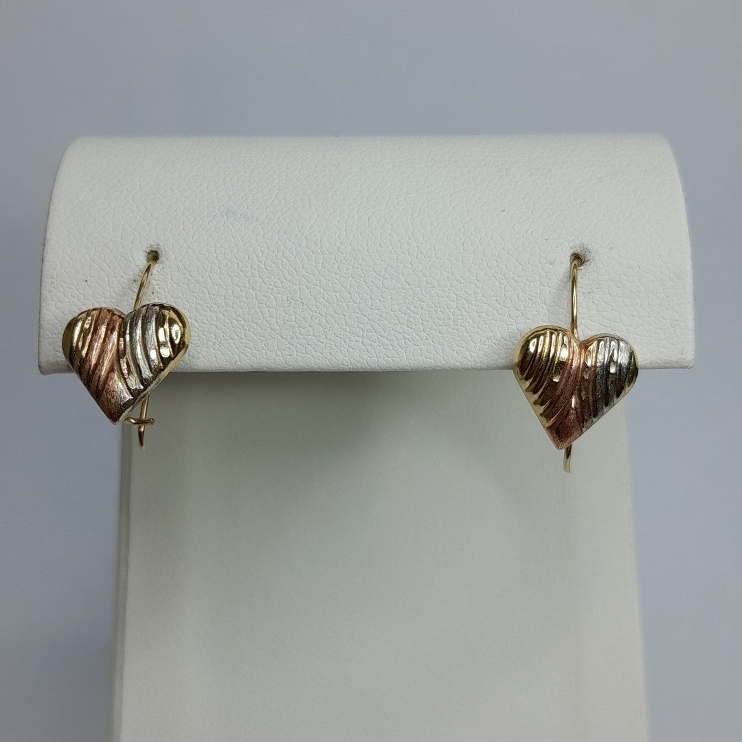ARETES PAR ORO 10 K 0.7 GRMS (SEMINUEVO)