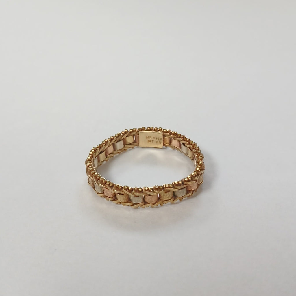 ANILLO ORO 14 K 3.1 GRMS (SEMINUEVO)