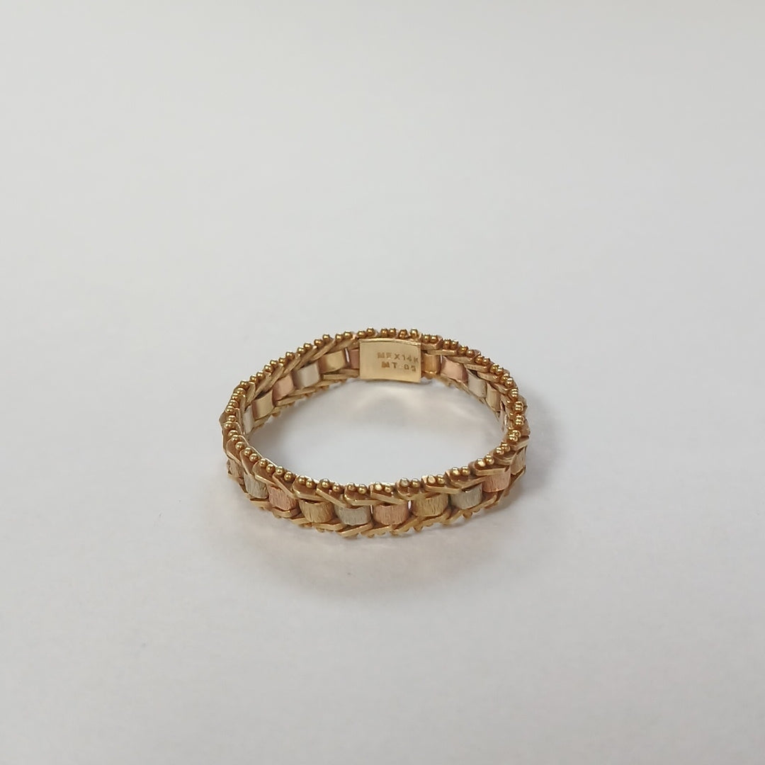 ANILLO ORO 14 K 3.1 GRMS (SEMINUEVO)