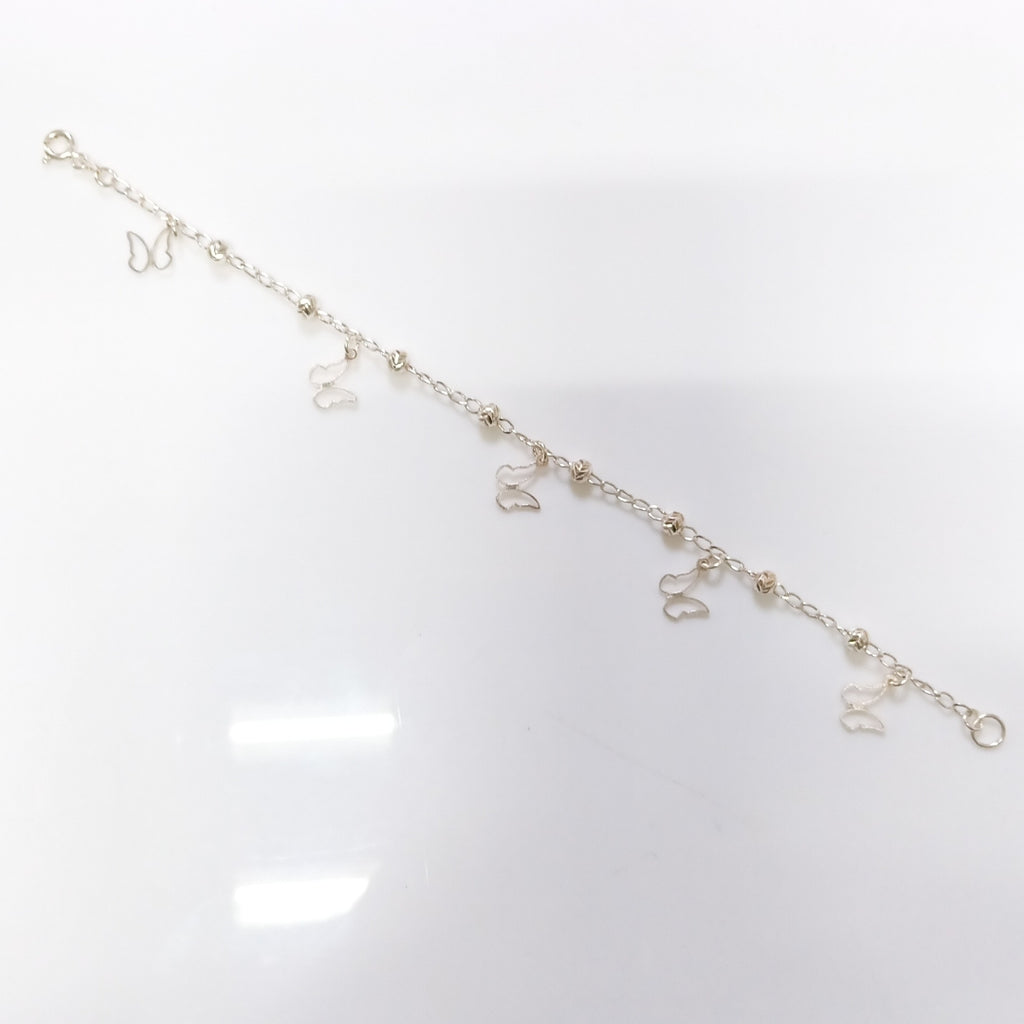 PULSERA TEJIDO ESPECIAL PLATA .925 18 CM 2.8 GR (NUEVO)