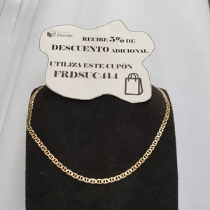 CADENAS TEJIDO GUCHI ORO 10K 55 CM 7.7 GR (NUEVO)