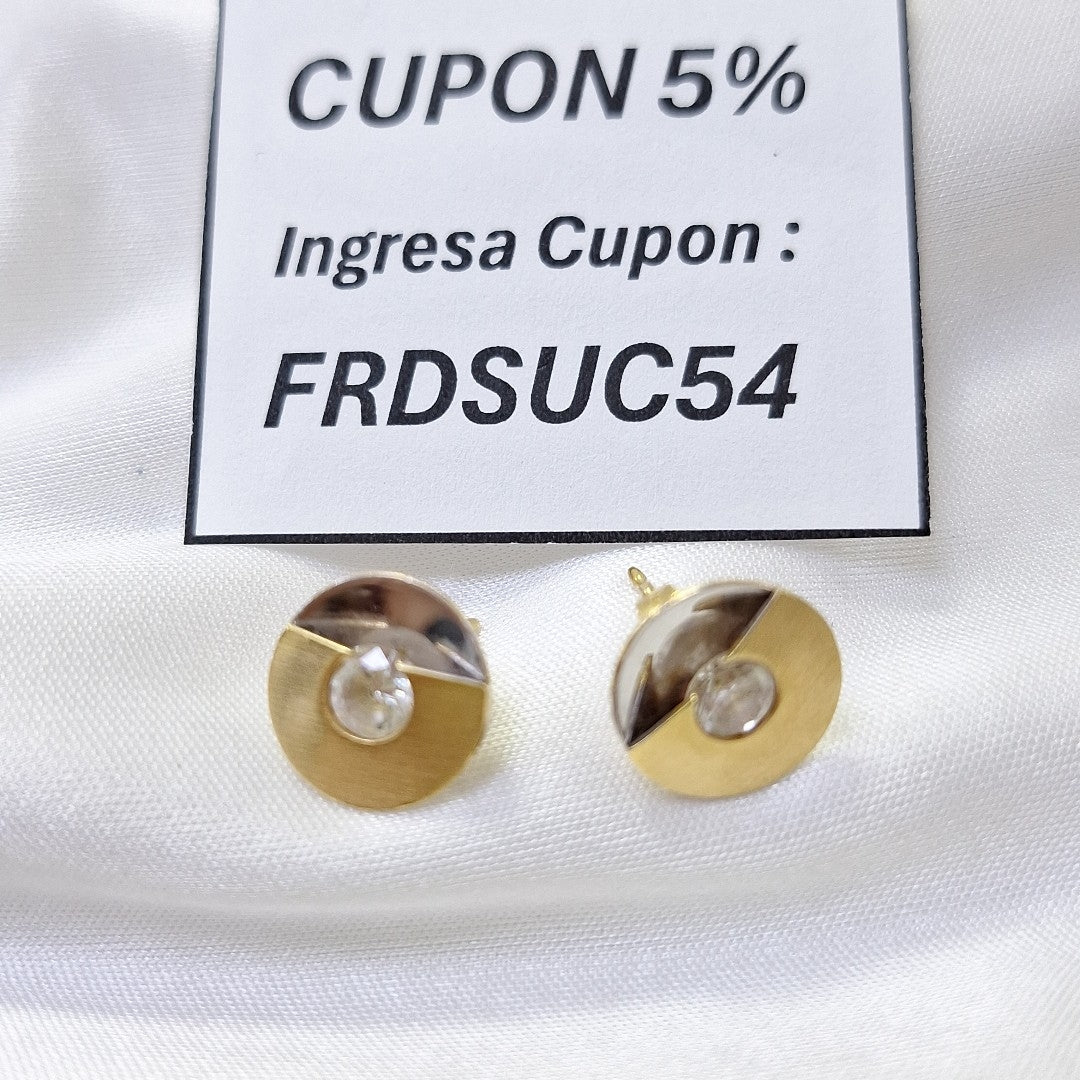 ARETES PAR ORO 10 K 2.7 GRMS (SEMINUEVO)