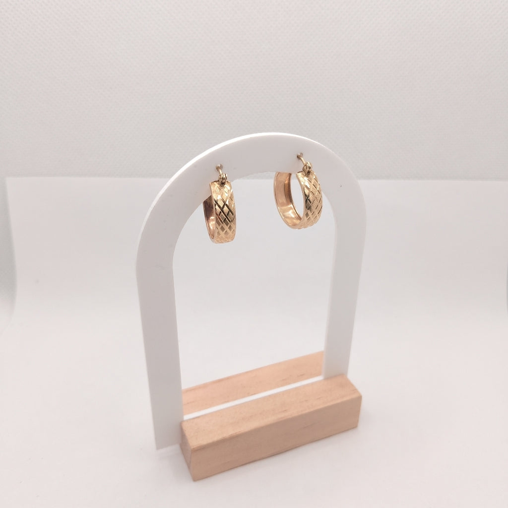 ARRACADAS PAR ORO 8 K 2,50 GRMS (SEMINUEVO)
