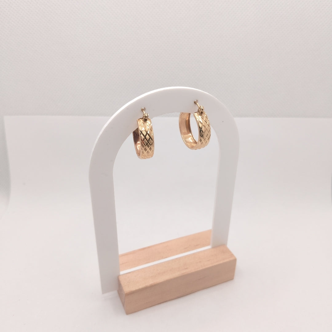 ARRACADAS PAR ORO 8 K 2,50 GRMS (SEMINUEVO)