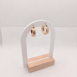 ARRACADAS PAR ORO 8 K 2,50 GRMS (SEMINUEVO)