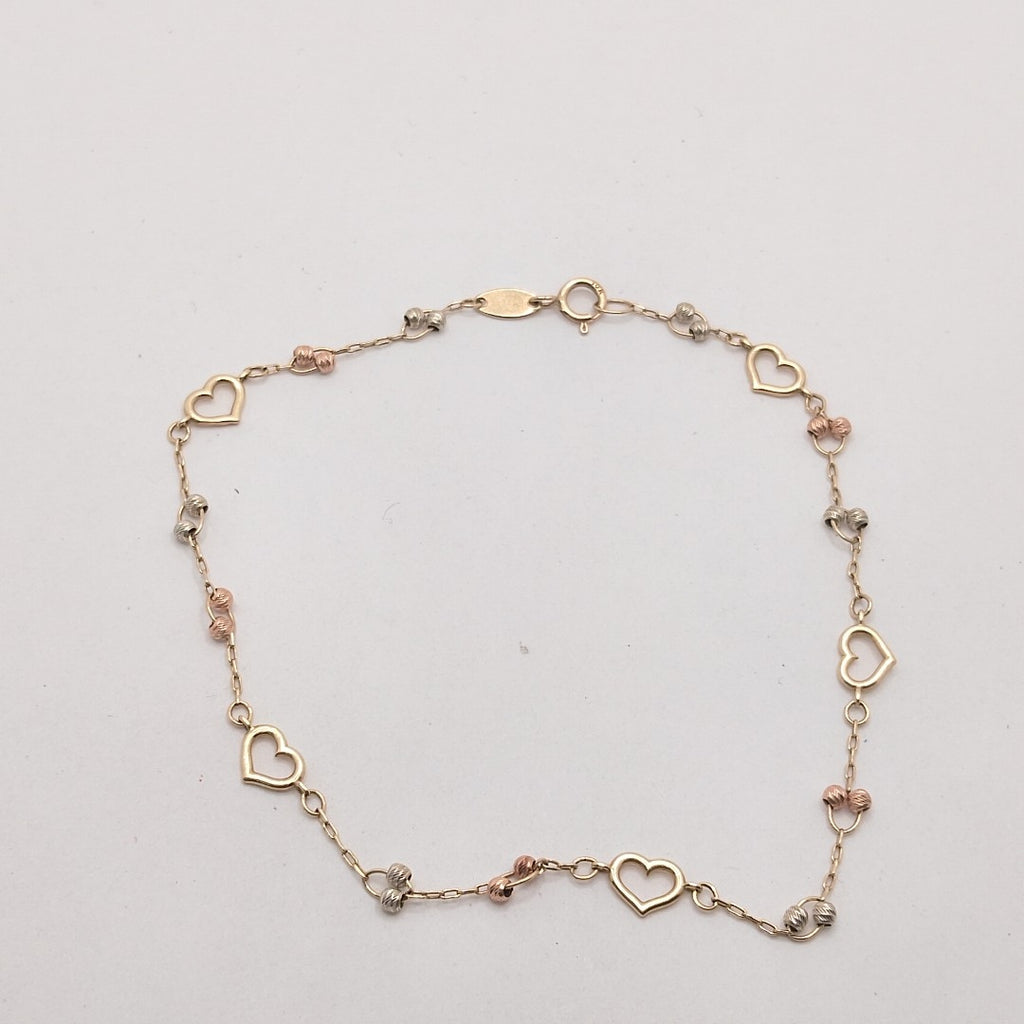 PULSERA ORO COMBINADO 10 K 1,50 GRMS (SEMINUEVO)