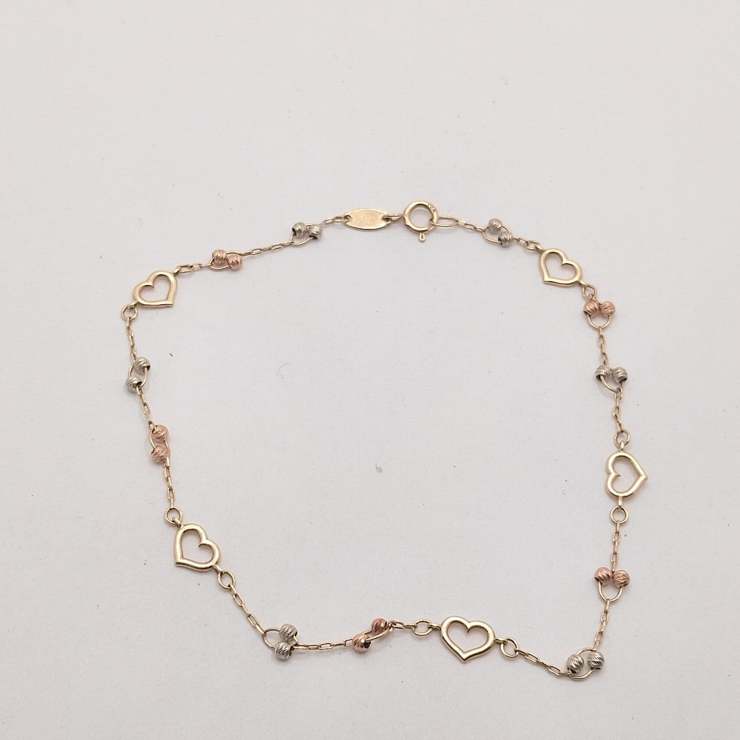 PULSERA ORO COMBINADO 10 K 1,50 GRMS (SEMINUEVO)