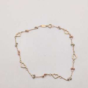 PULSERA ORO COMBINADO 10 K 1,50 GRMS (SEMINUEVO)
