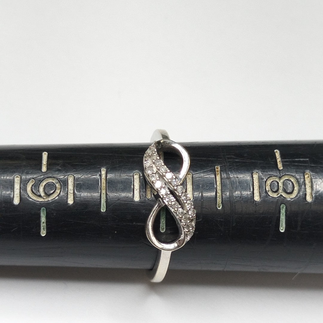 ANILLITO ORO BLANCO 14 K 2 GRMS (SEMINUEVO)