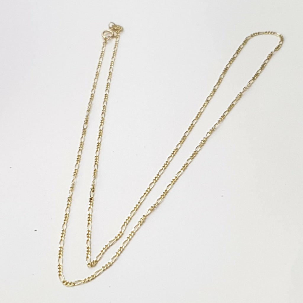 CADENAS TEJIDO 3X1 ORO 14K 55 CM 2.6 GR (NUEVO)