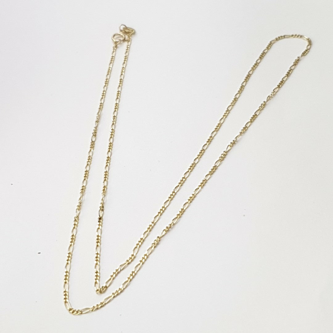 CADENAS TEJIDO 3X1 ORO 14K 55 CM 2.6 GR (NUEVO)