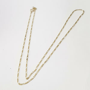 CADENAS TEJIDO 3X1 ORO 14K 55 CM 2.6 GR (NUEVO)