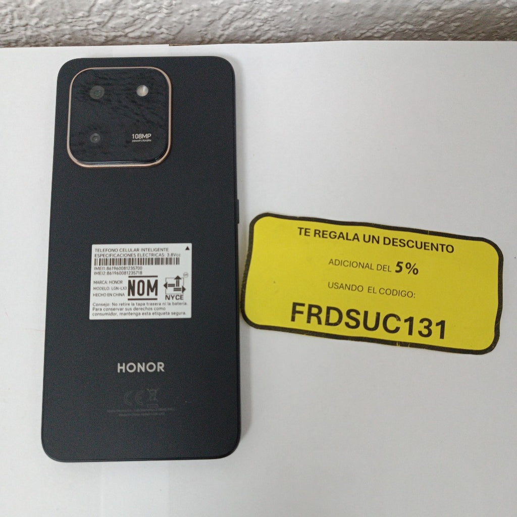 CELULAR HONOR X7D LGN-LX3 (2025) 256 GB 8 GB RAM (SEMINUEVO)