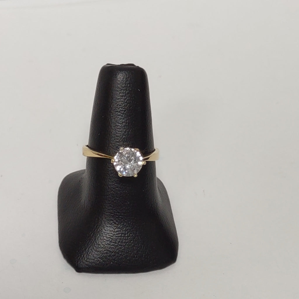 SOLITARIO ORO 14 K 3.2 GRMS (SEMINUEVO)
