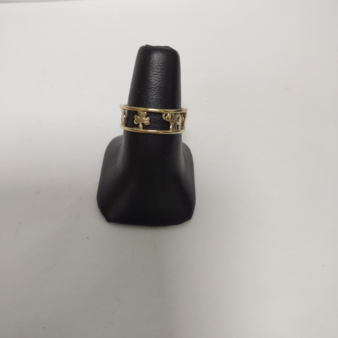 ARGOLLA DE LA SUERTE ORO 14 K 2 GRMS (SEMINUEVO)