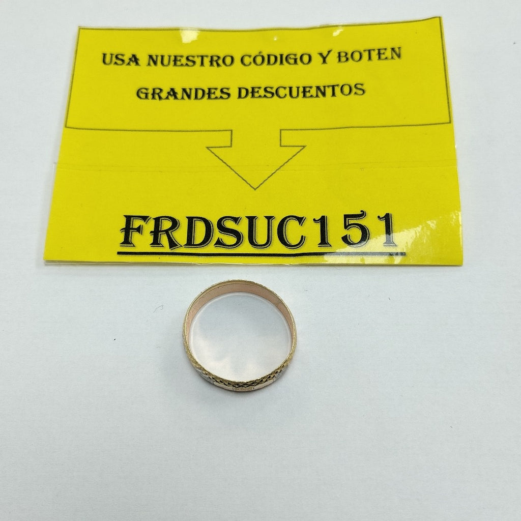 ANILLO ORO 14 K 1,50 GRMS (SEMINUEVO)